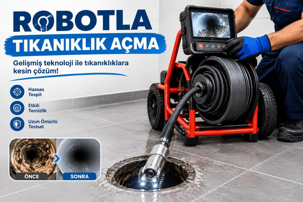 Robot İle Tıkanıklık Açma